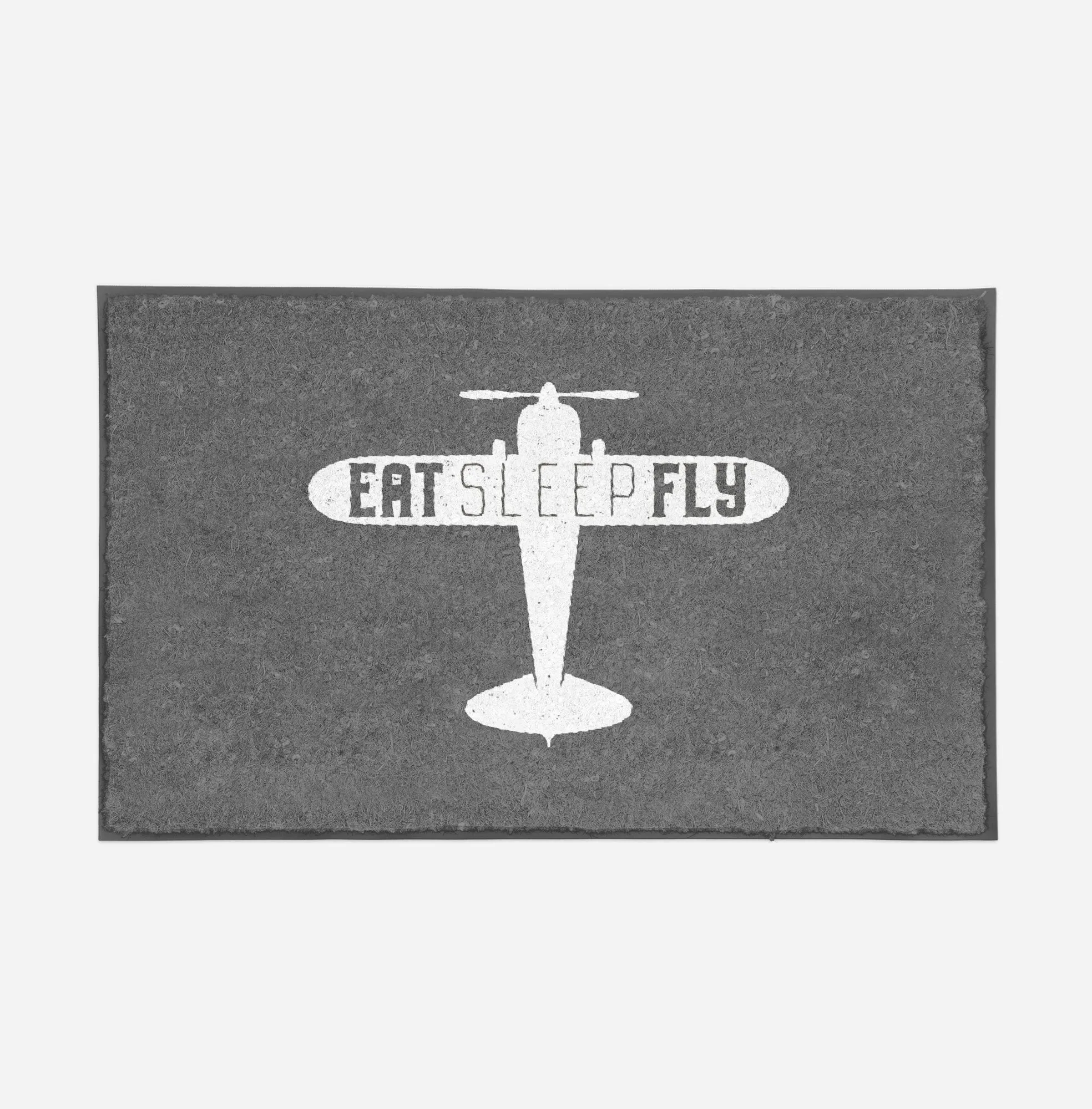 Eat Sleep Fly & Propeller Designed Door Mats