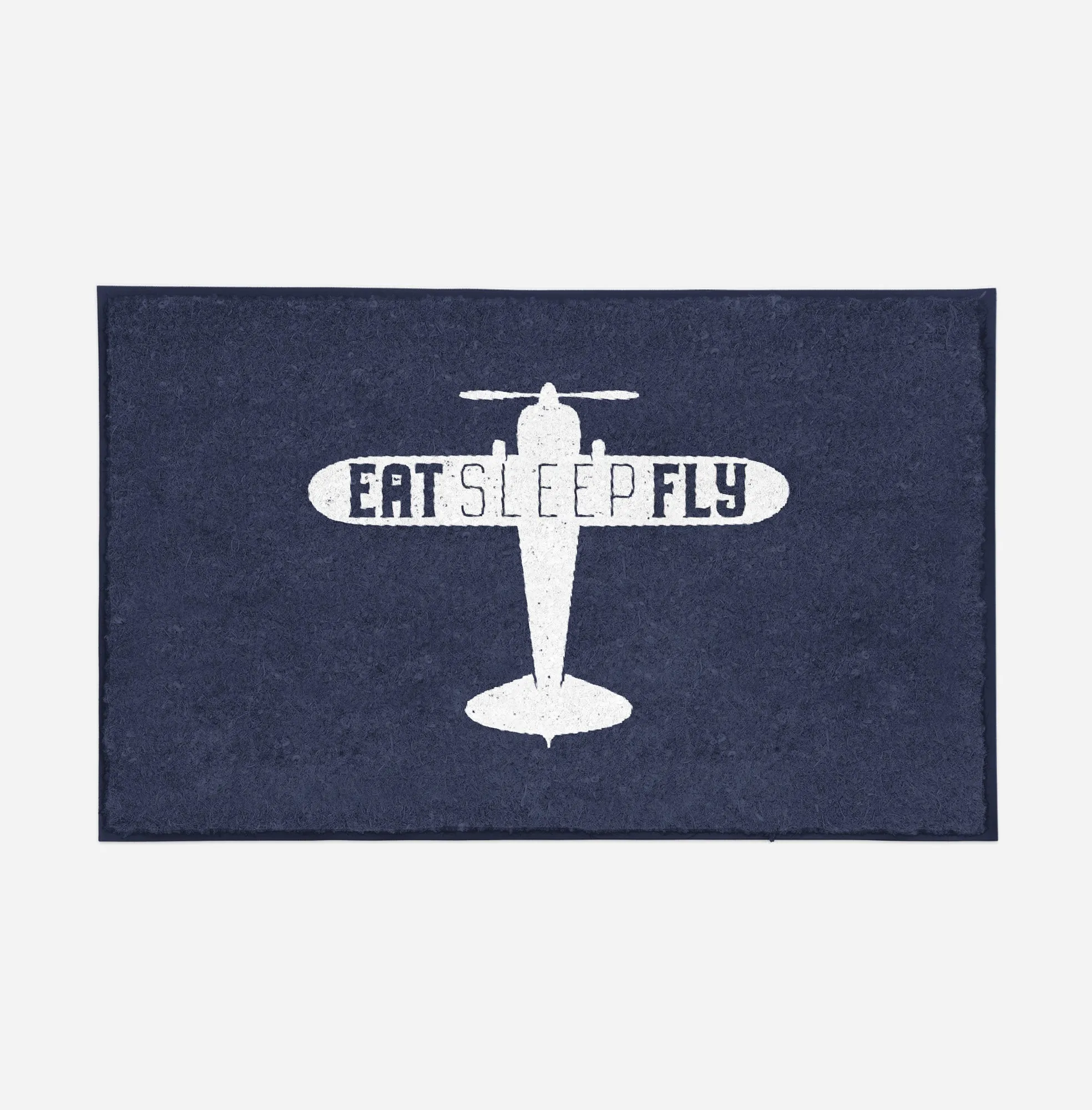 Eat Sleep Fly & Propeller Designed Door Mats