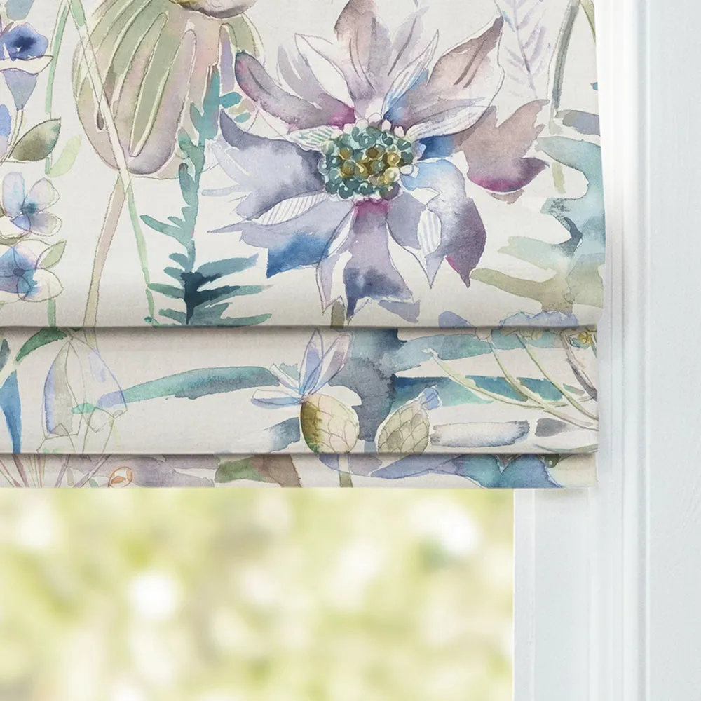 Edenmuir Printed Cotton Made to Measure Roman Blinds Capri
