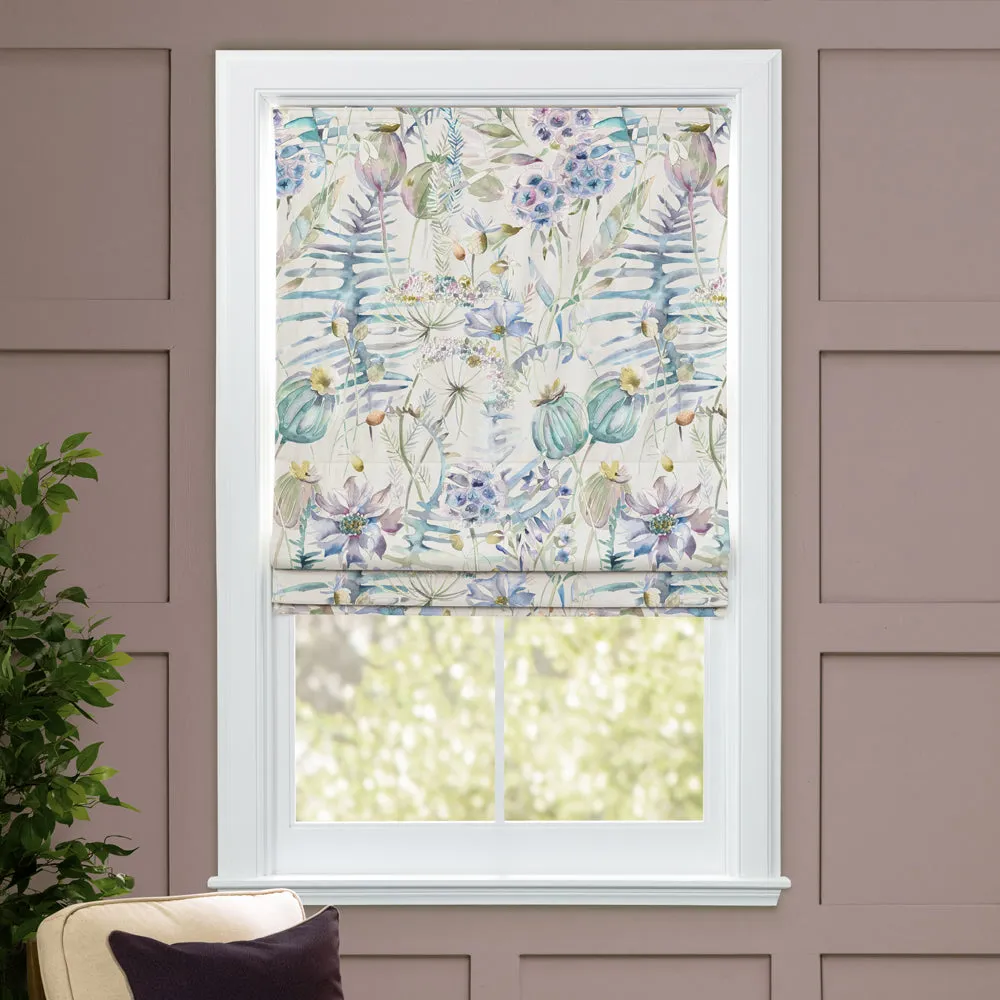 Edenmuir Printed Cotton Made to Measure Roman Blinds Capri
