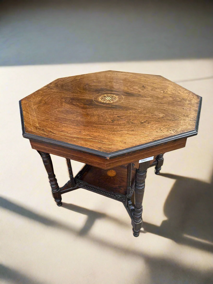 EDWARDIAN OCTAGONAL TABLE artistic wall mural