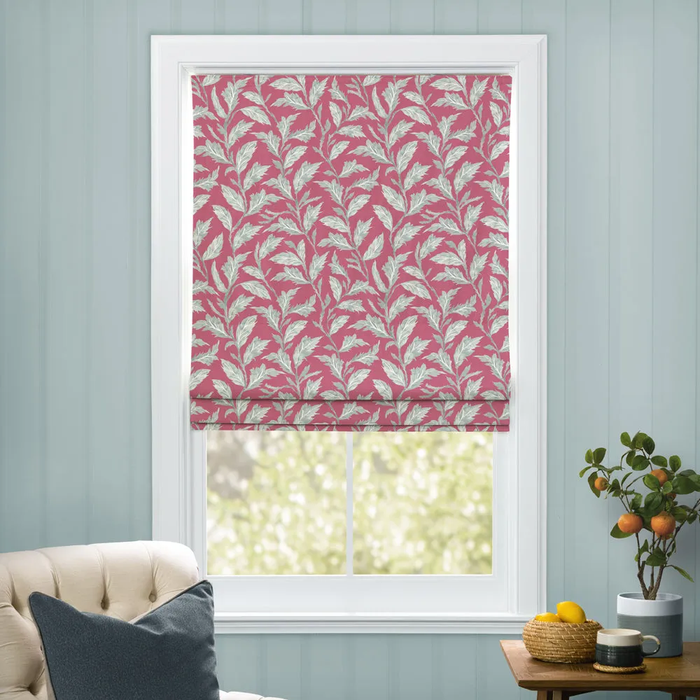 Eildon Printed Cotton Made to Measure Roman Blinds Fuchsia