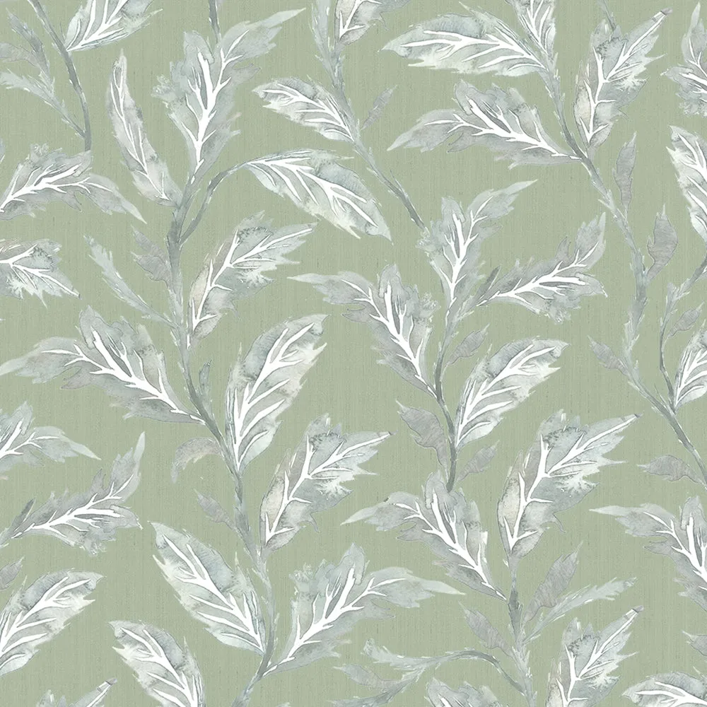 Eildon Printed Cotton Made to Measure Roman Blinds Moss