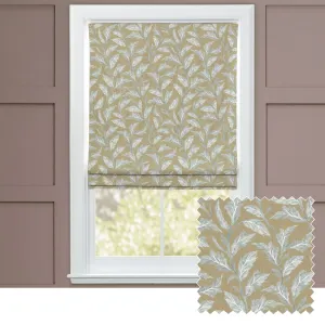 Eildon Printed Cotton Made to Measure Roman Blinds Mustard chic floor carpet  