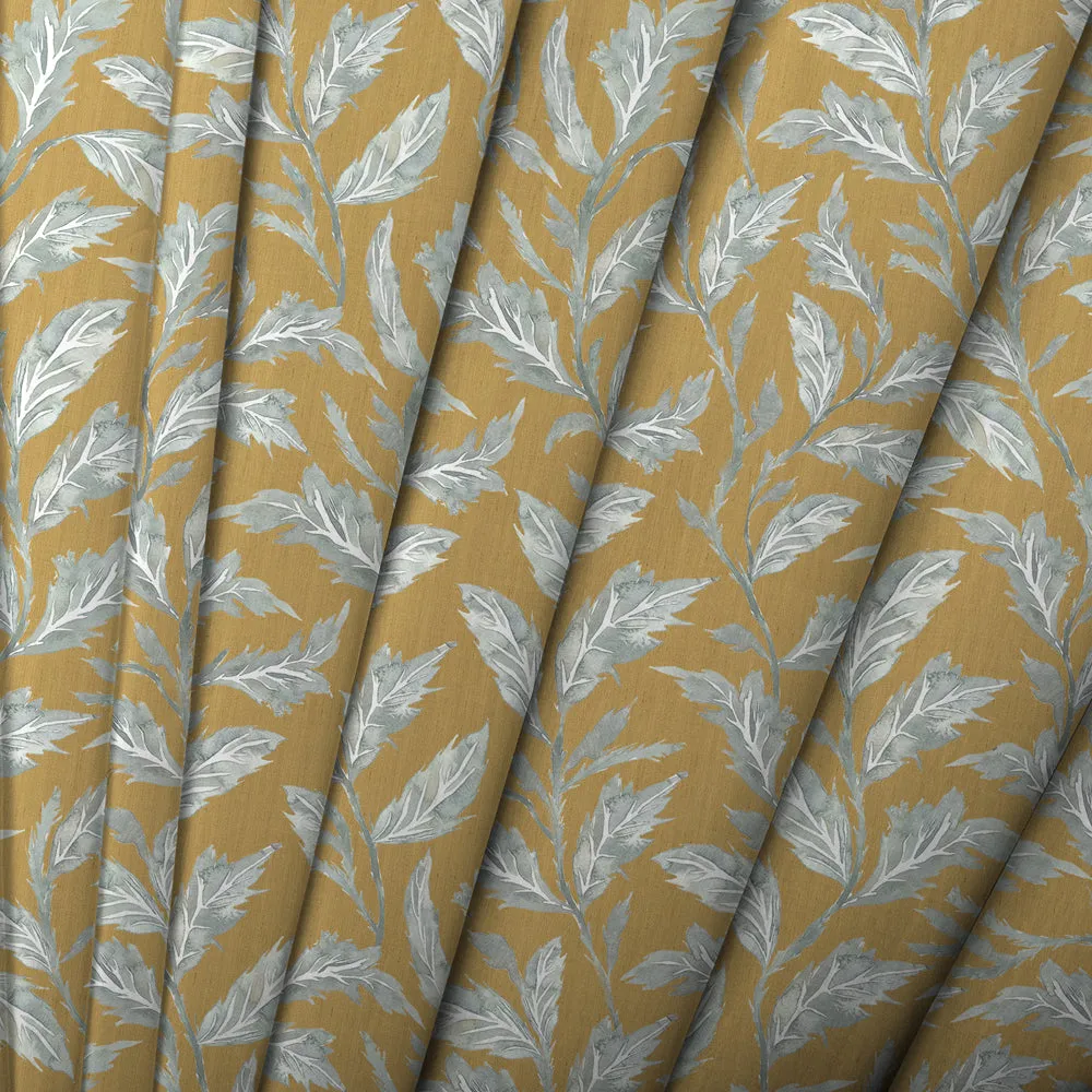Eildon Printed Made to Measure Curtains Gold