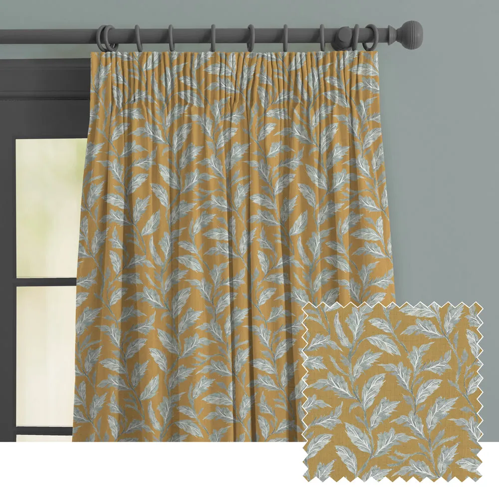 Eildon Printed Made to Measure Curtains Gold modern fashion rug  