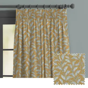 Eildon Printed Made to Measure Curtains Gold modern fashion rug  