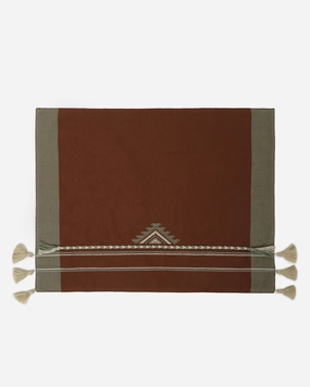 Eldora Extra Weft Cotton Table Mat | Set of 6 ceramic table ornament