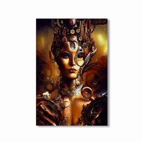 Electric Woman by Artwerx framed mural artwork