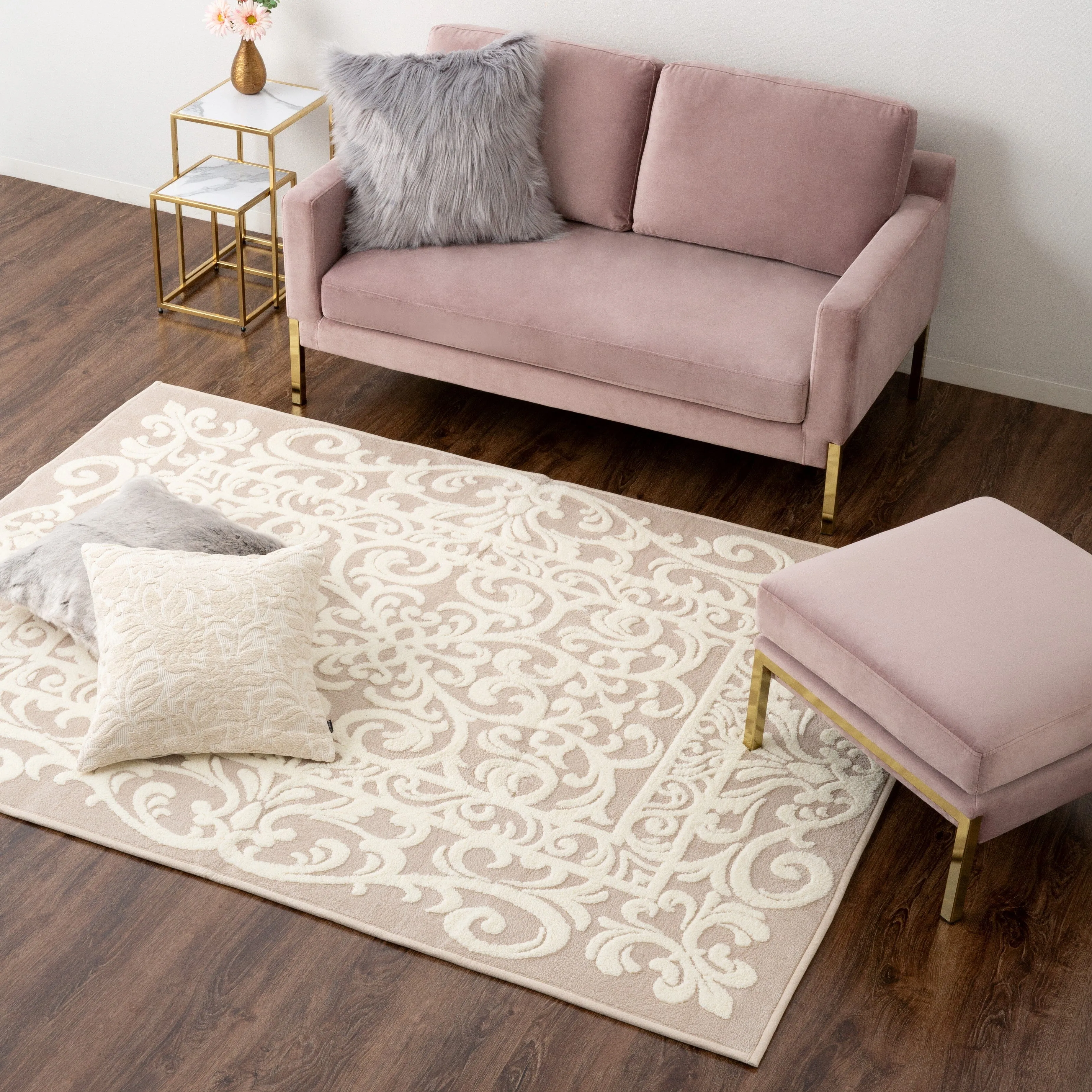 Elfia Carpet Rug 140 Ivory (W1900 X D1400)