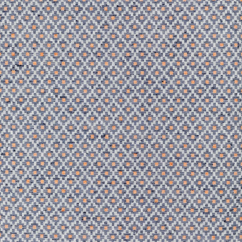 Elmore Woven Jacquard Made to Measure Curtains Cornflower