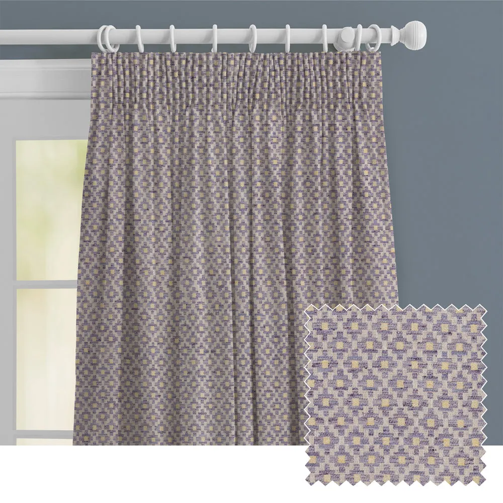 Elmore Woven Jacquard Made to Measure Curtains Dandelion chic floor carpet  