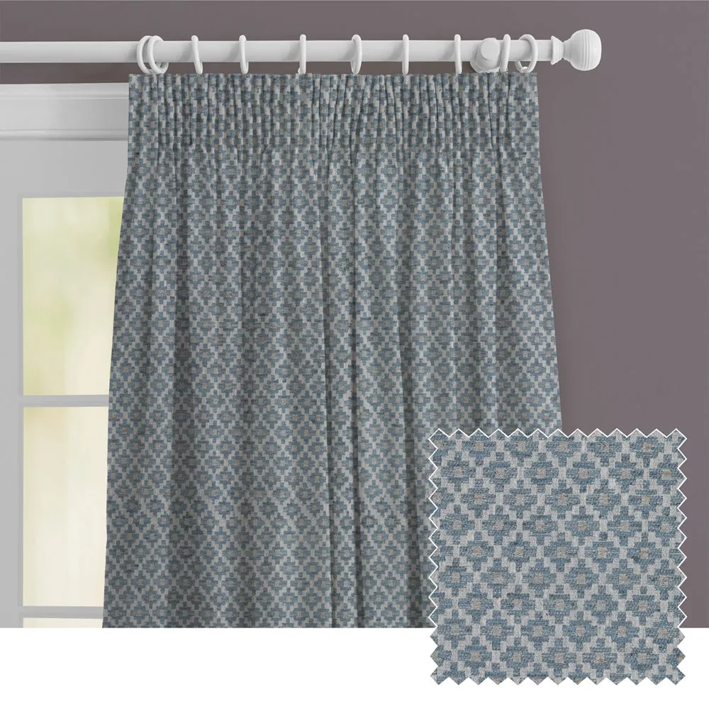 Elmore Woven Jacquard Made to Measure Curtains Dawn chic floor carpet  