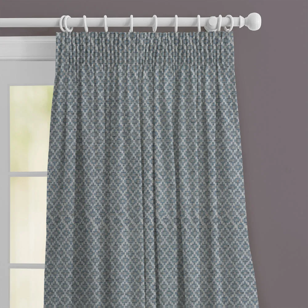 Elmore Woven Jacquard Made to Measure Curtains Dawn