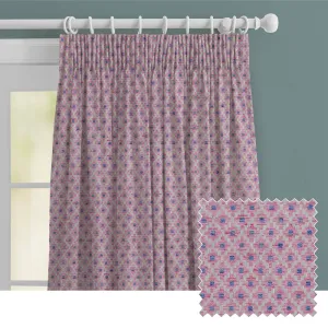 Elmore Woven Jacquard Made to Measure Curtains Heather chic floor carpet  