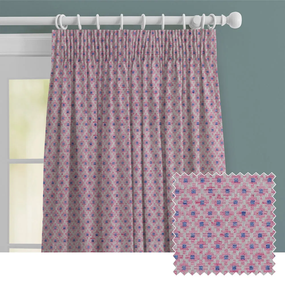 Elmore Woven Jacquard Made to Measure Curtains Heather chic floor carpet  