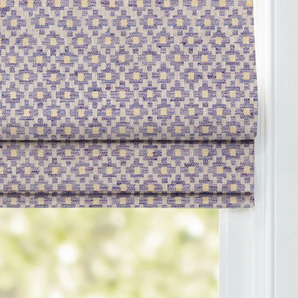 Elmore Woven Jacquard Made to Measure Roman Blinds Dandelion