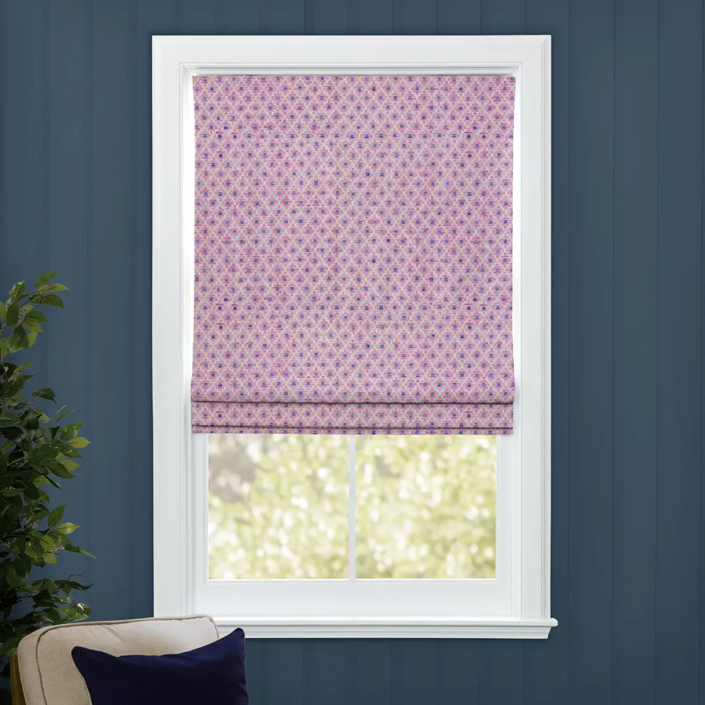 Elmore Woven Jacquard Made to Measure Roman Blinds Heather
