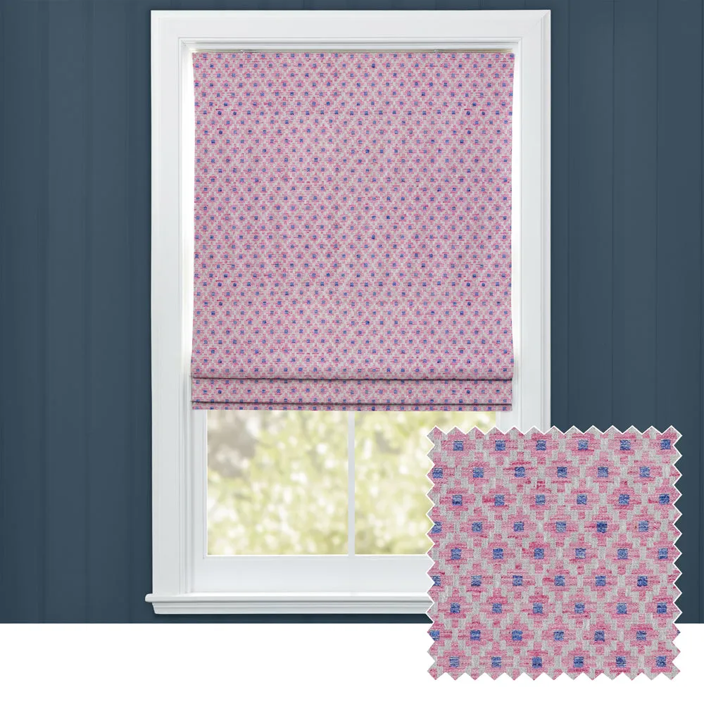 Elmore Woven Jacquard Made to Measure Roman Blinds Heather chic floor carpet  