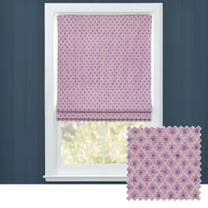Elmore Woven Jacquard Made to Measure Roman Blinds Heather chic floor carpet  
