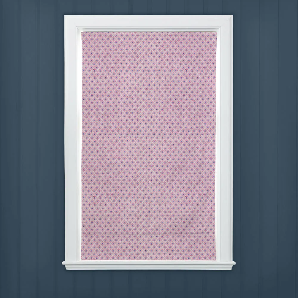 Elmore Woven Jacquard Made to Measure Roman Blinds Heather