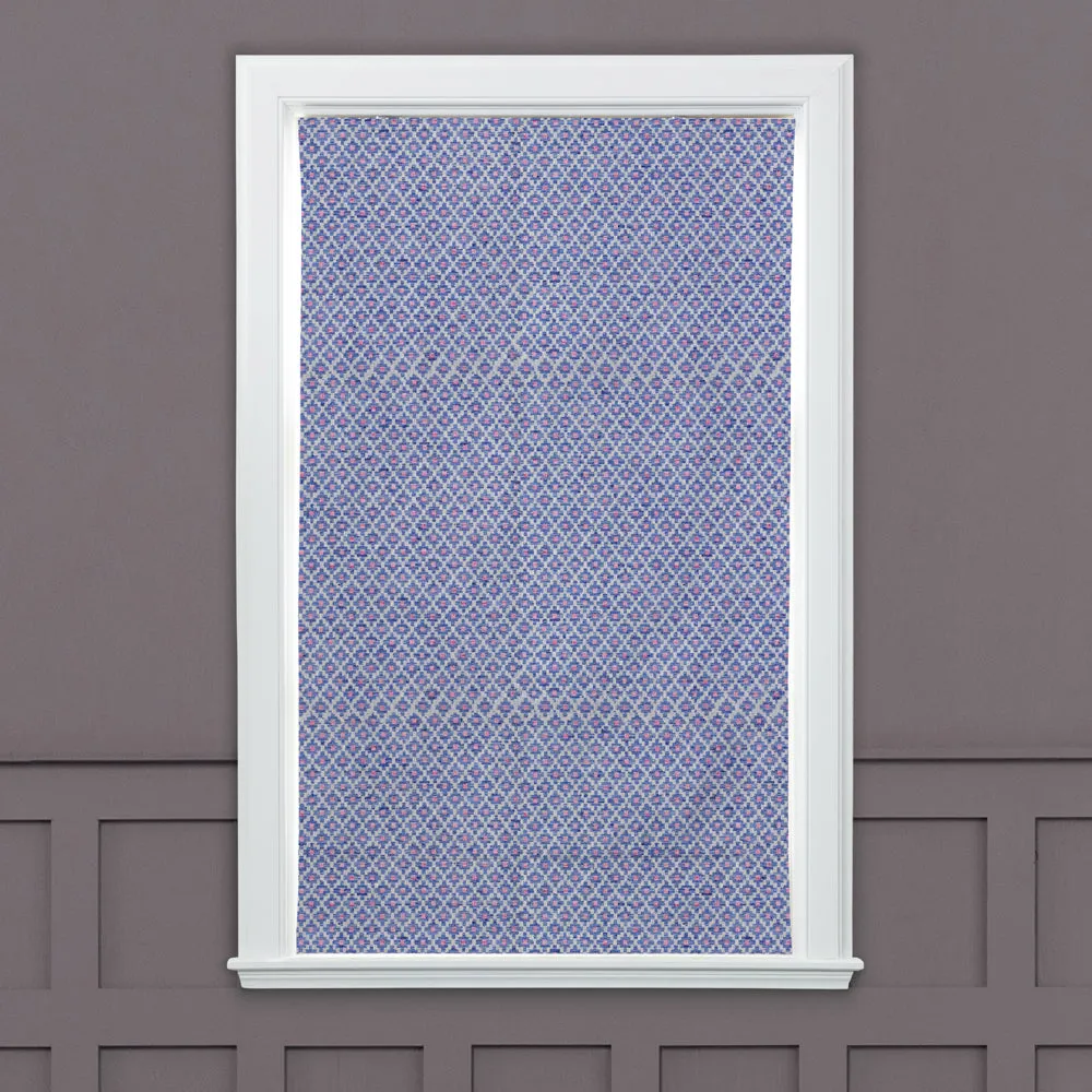 Elmore Woven Jacquard Made to Measure Roman Blinds Indigo