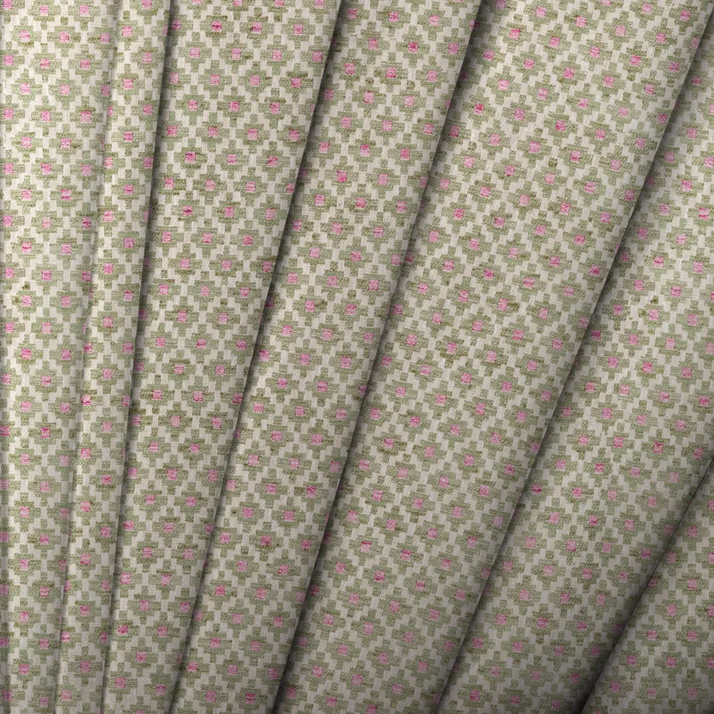 Elmore Woven Jacquard Made to Measure Roman Blinds Verde