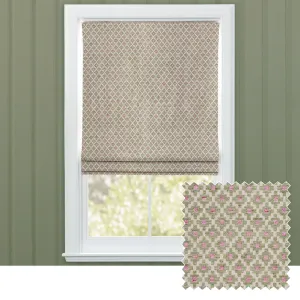 Elmore Woven Jacquard Made to Measure Roman Blinds Verde chic floor carpet  