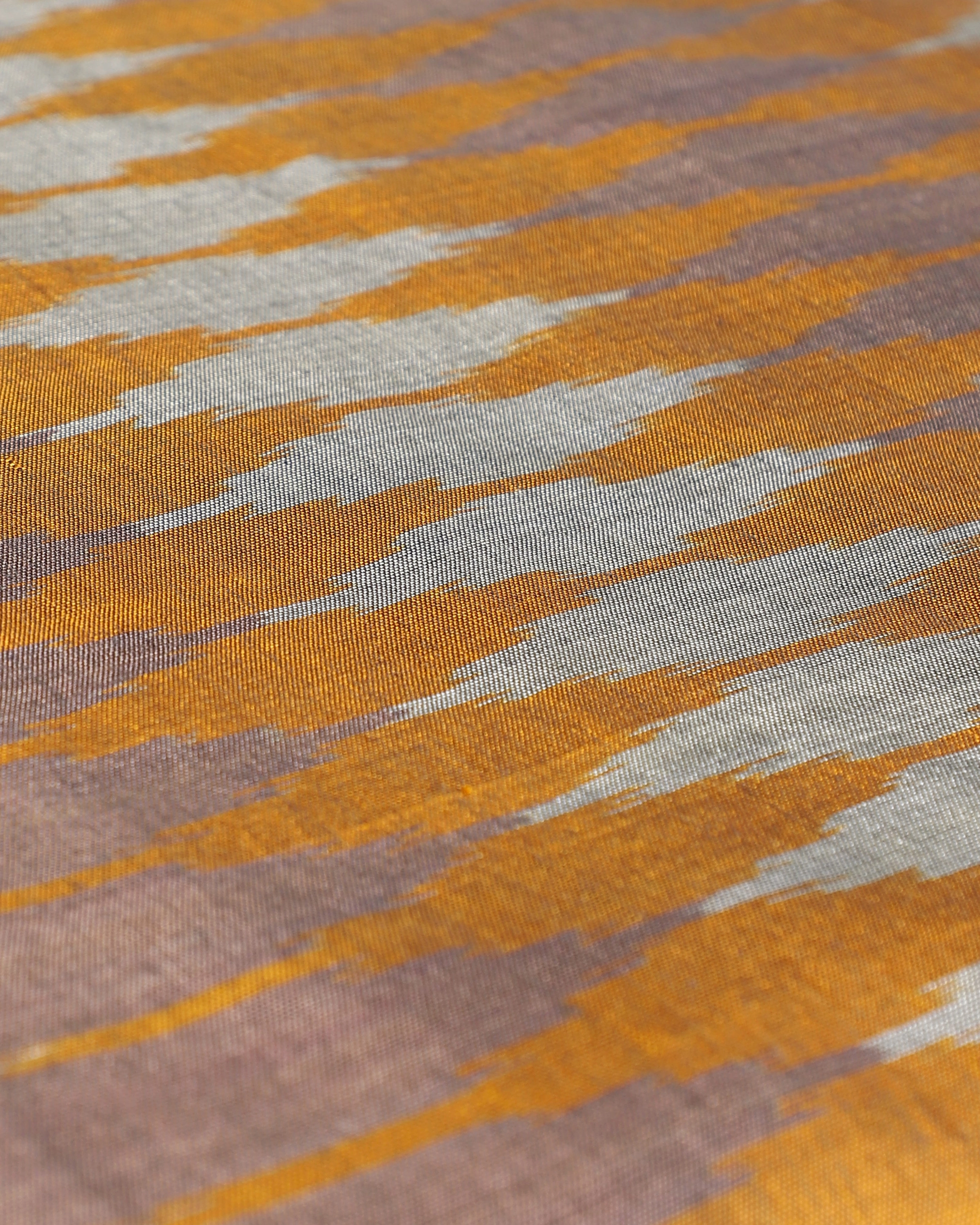 Elvira Weft Ikat Cotton Silk Table Runner