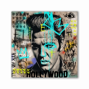 Elviss by Zuppini framed mural artwork