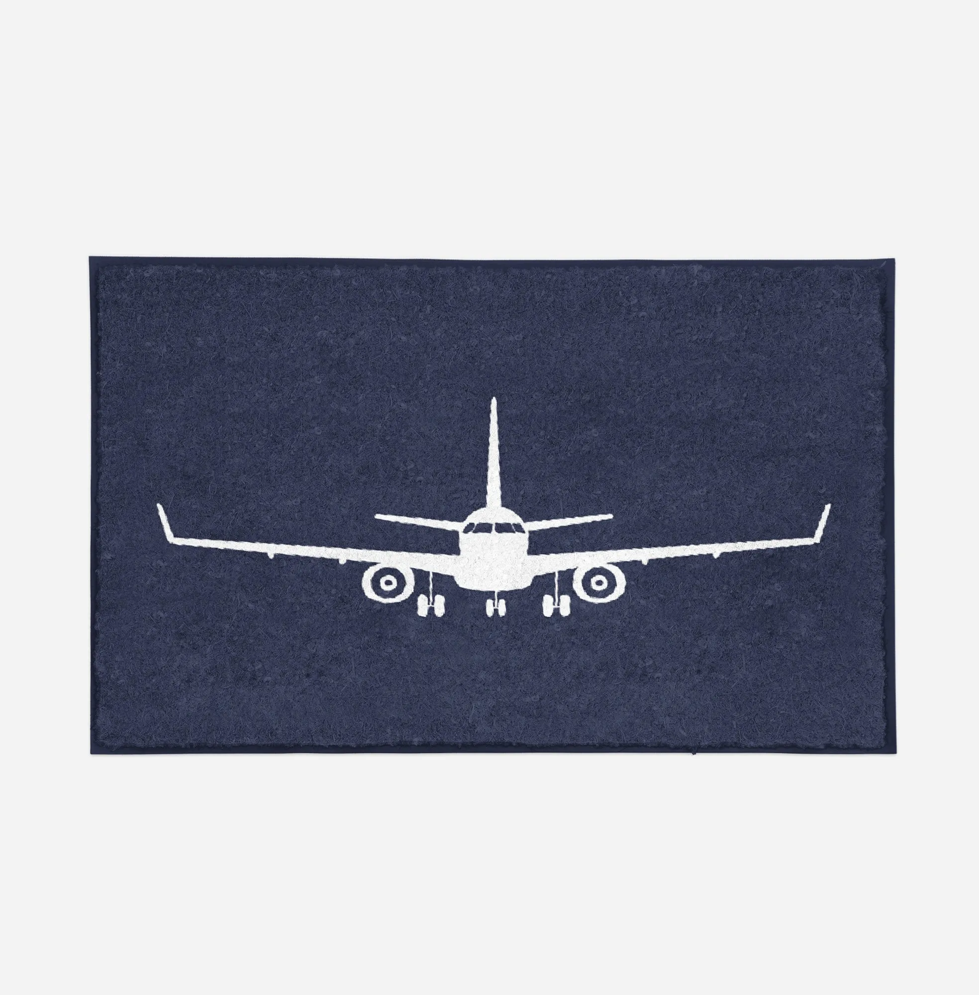 Embraer E-190 Silhouette Plane Designed Door Mats