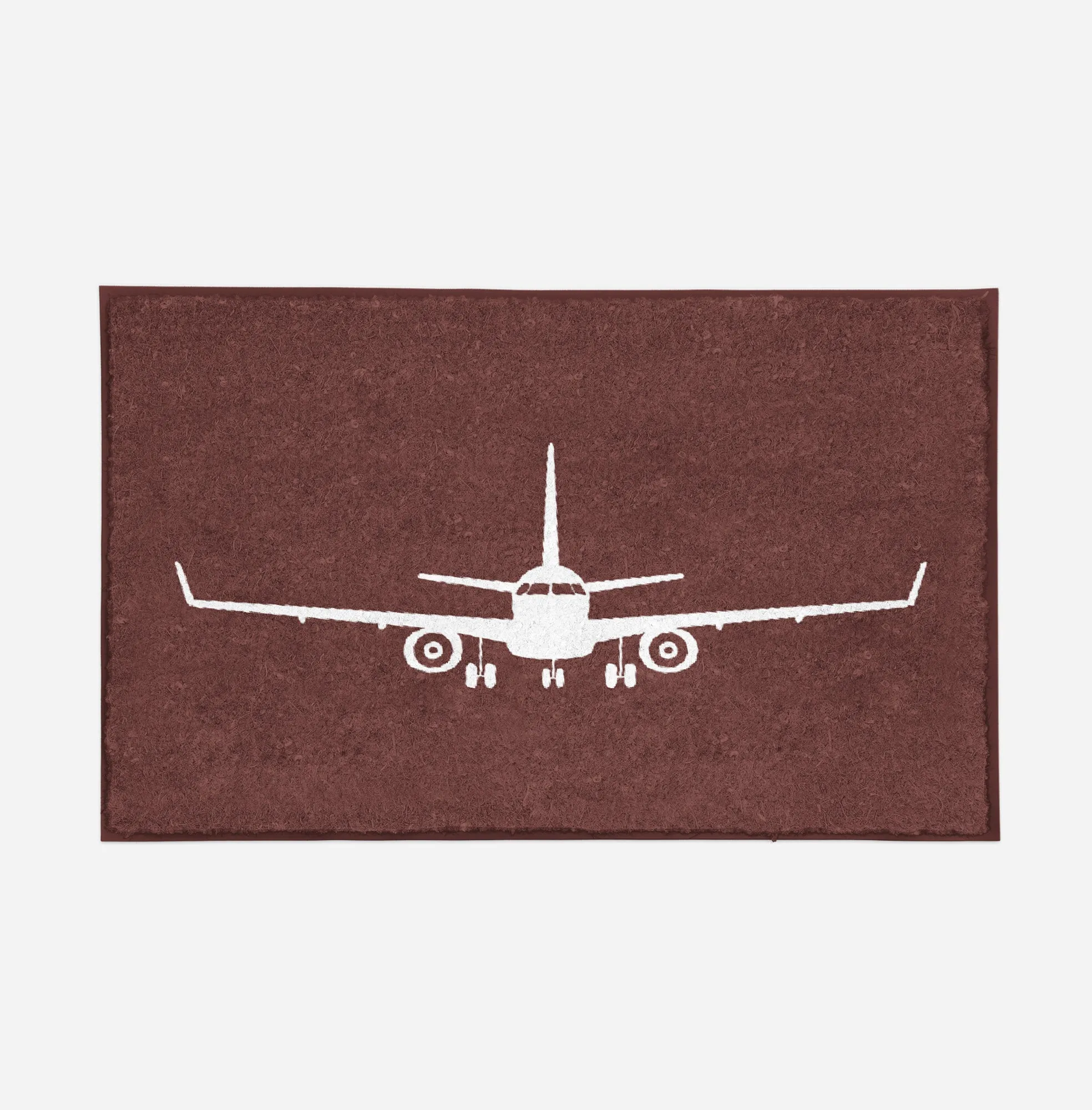 Embraer E-190 Silhouette Plane Designed Door Mats