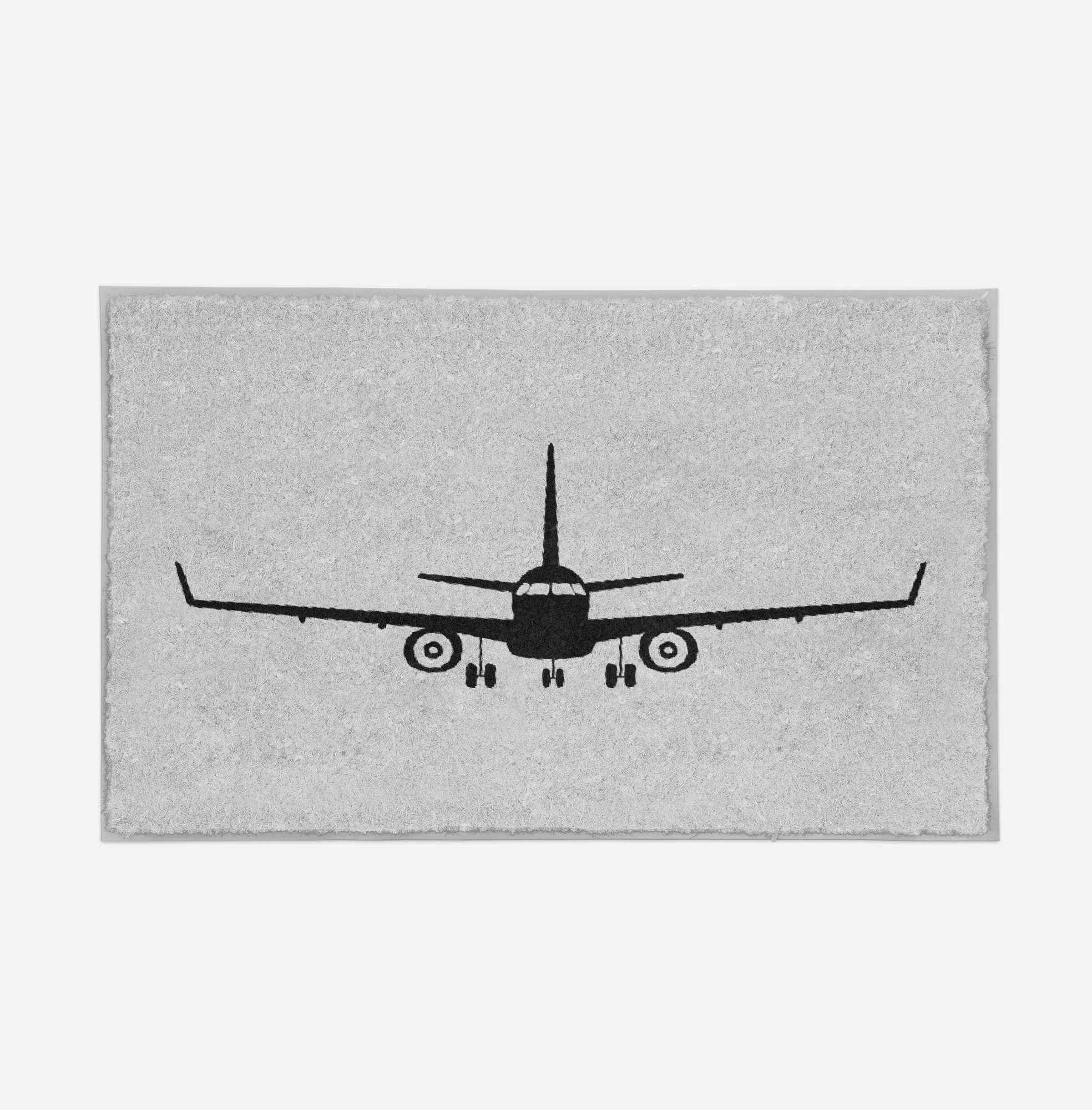 Embraer E-190 Silhouette Plane Designed Door Mats