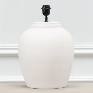Evora Lamp Base Ecru chic floor carpet  