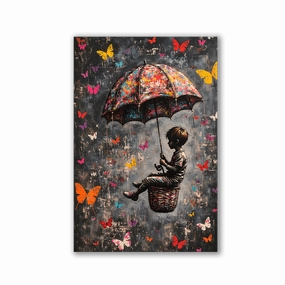 Exciting Flight by Adrian Vieriu framed mural artwork
