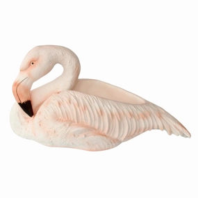 Extra large flamingo bowl planter decorative home ornament