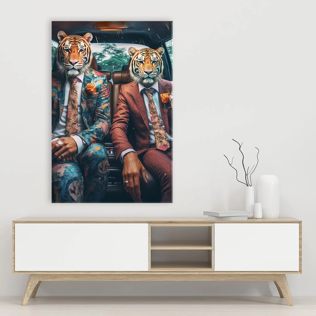 Exuberant Tiger Duo by Juliano de Araujo