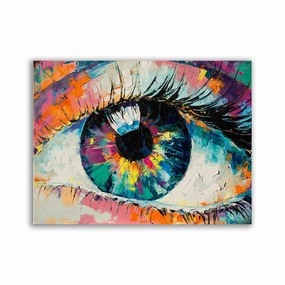 Eye-catcher framed mural artwork