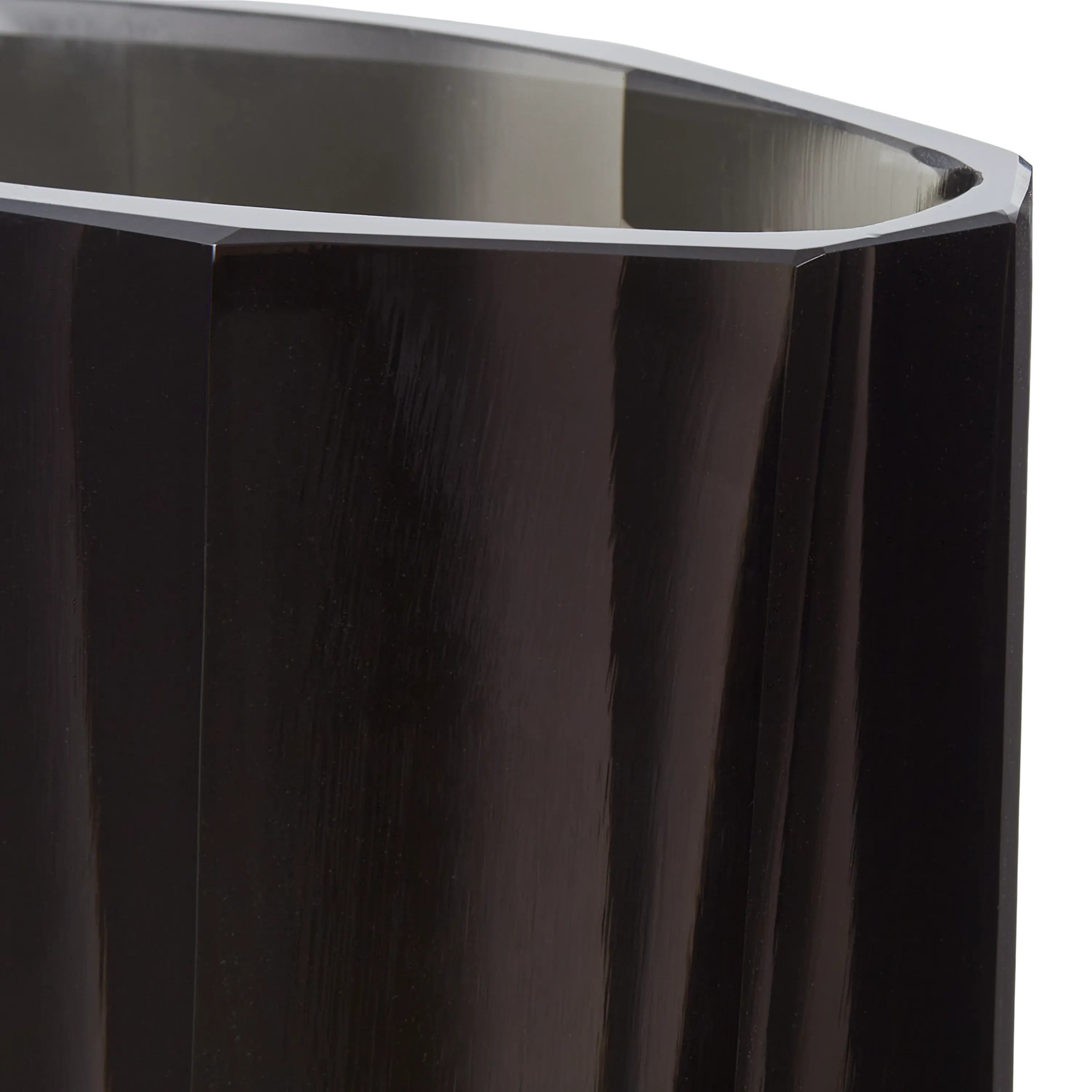 Faceted Glass Vase