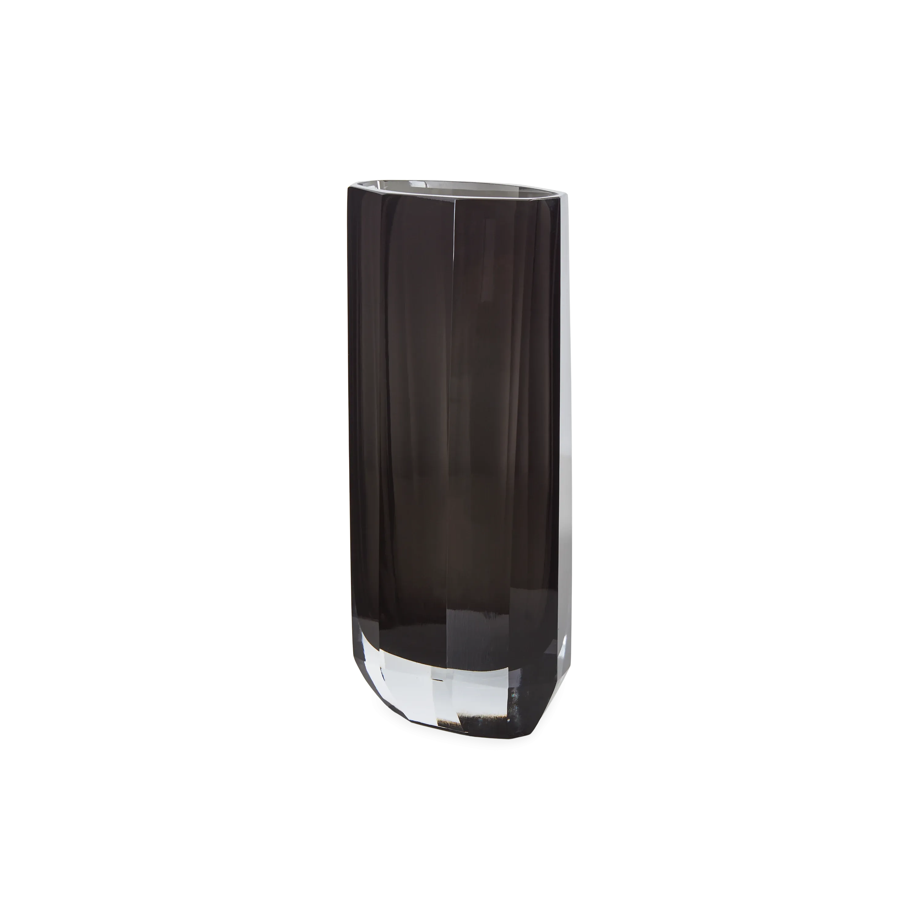 Faceted Glass Vase