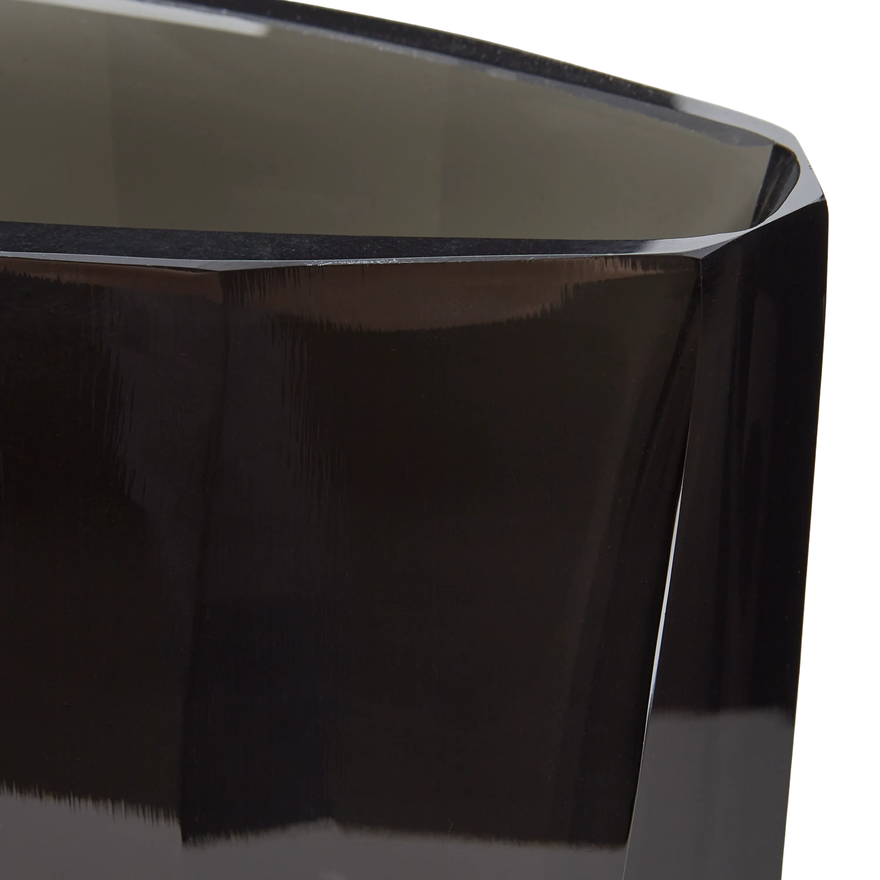 Faceted Glass Vase