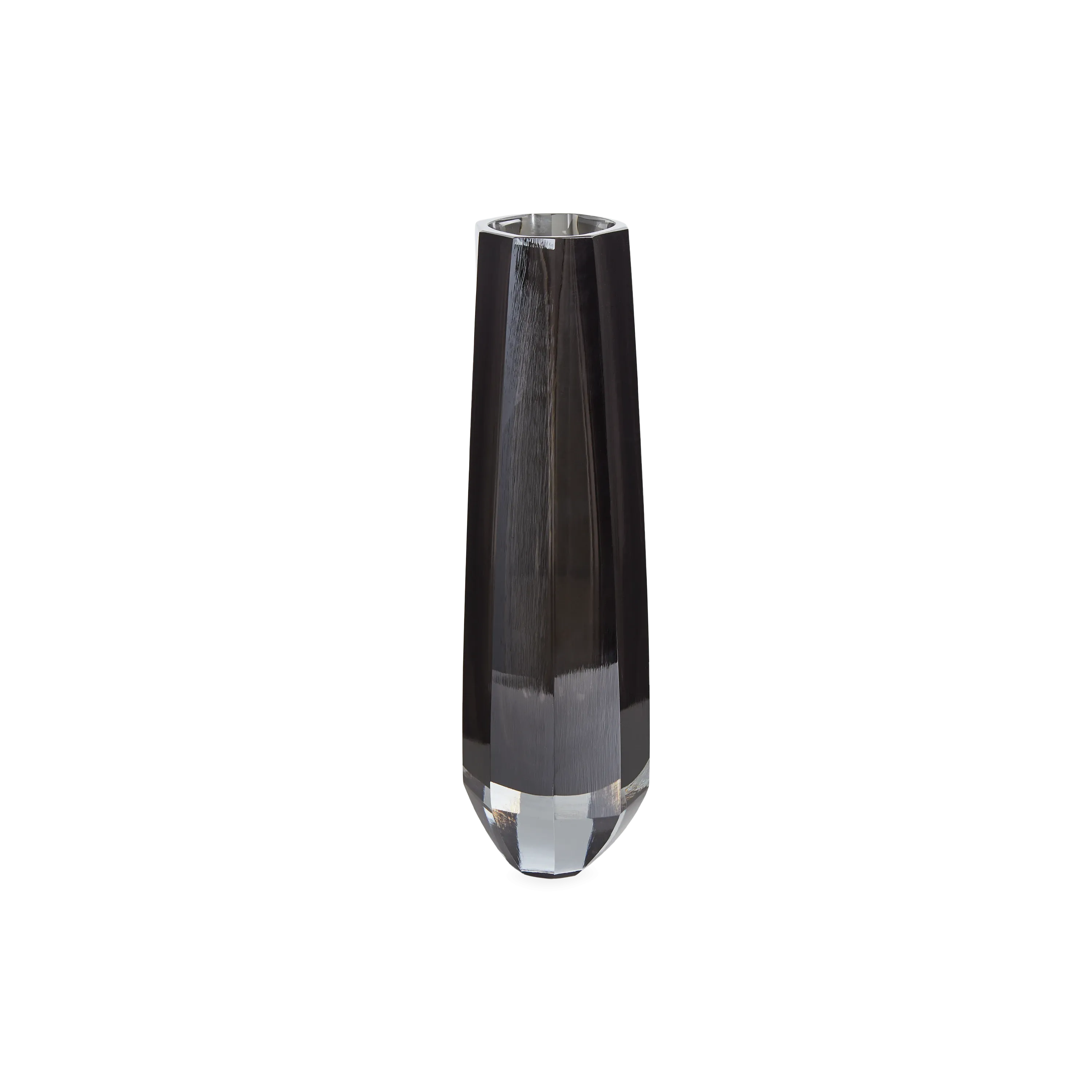 Faceted Glass Vase
