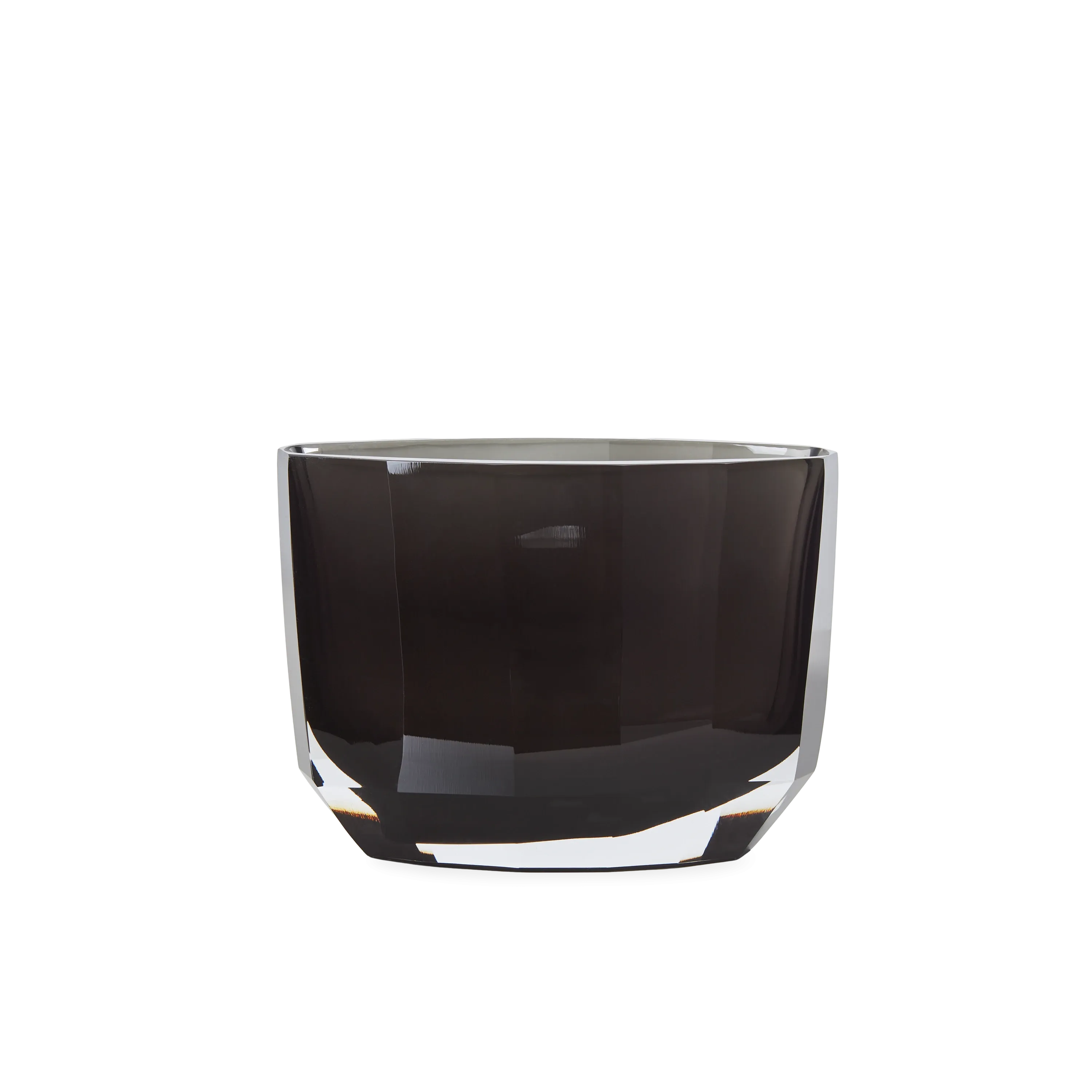 Faceted Glass Vase
