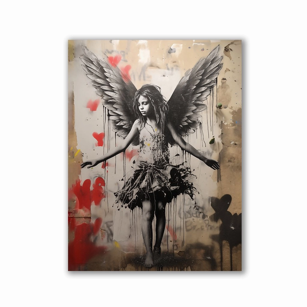 Fairy No. 1 by Daniel Decker framed mural artwork