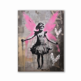 Fairy No. 2 by Daniel Decker framed mural artwork