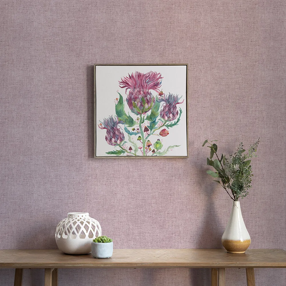 Fairytale Bristles Framed Canvas Stone chic floor carpet  