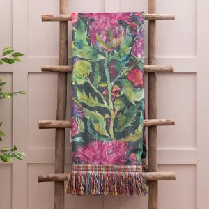 Fairytale Bristles Printed Velvet Throw Forest modern fashion rug  