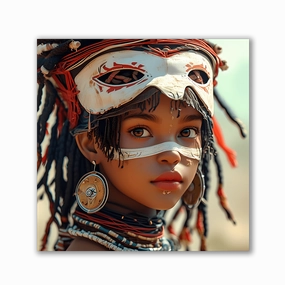 Faizah by Dj-vu framed mural artwork