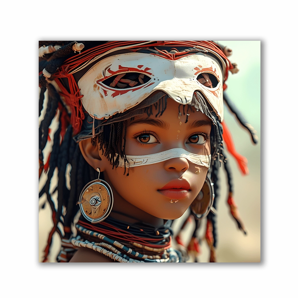 Faizah by Dj-vu framed mural artwork