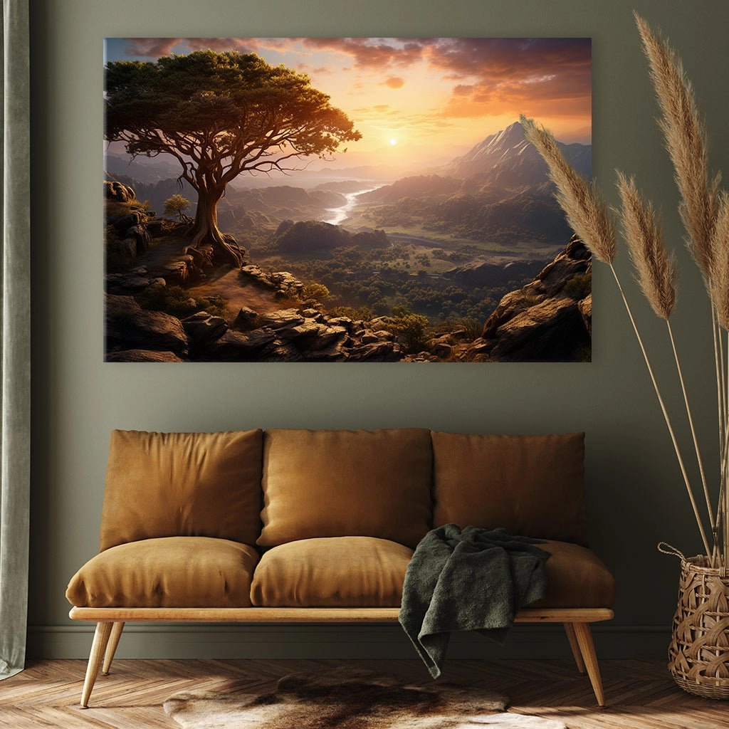 Fantasy Landscape by Henrivaux 